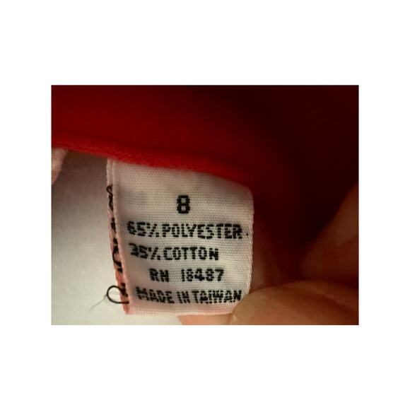 Vintage Alison Peters Polo Dress with Nylon Belt Size 8 - Picture 6 of 7